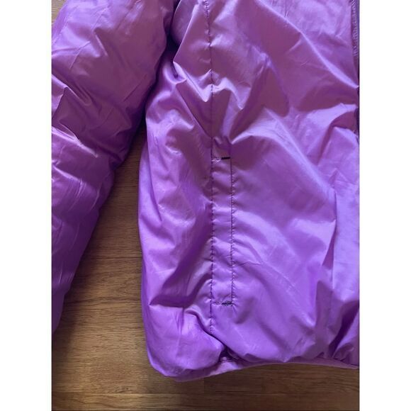 Rokka & Rolla Reversible Puffer Jacket Girl’s XL 14-16 Blue/Lavender Full Zip - Picture 7 of 16
